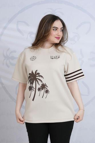 تيشرت التأسيس اوفر سايز بتفاصيل ع الكم