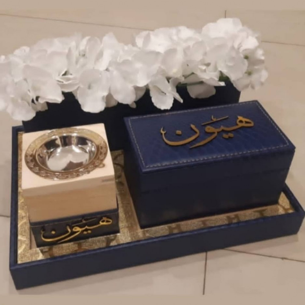 طقم ضيافه جلد - متجر تولان
