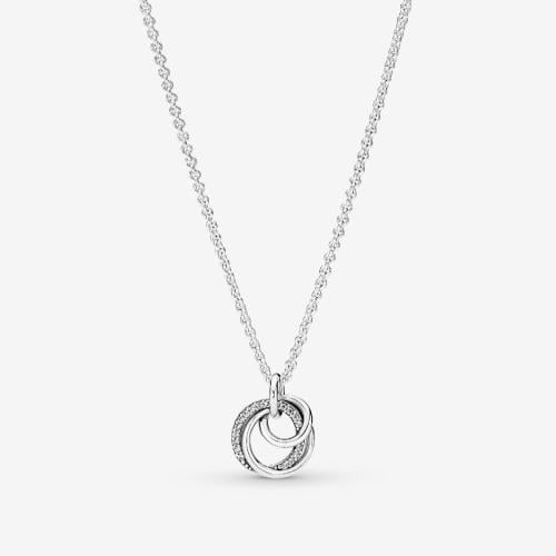 Family Always Encircled Pendant Necklace