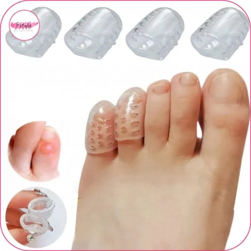 واقيات أصابع القدم مجموعة من 4 قطع لعدم الاحتكاك