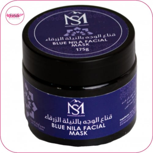 قناع الوجه بالنيلة الزرقاء المغربية 175 جرام