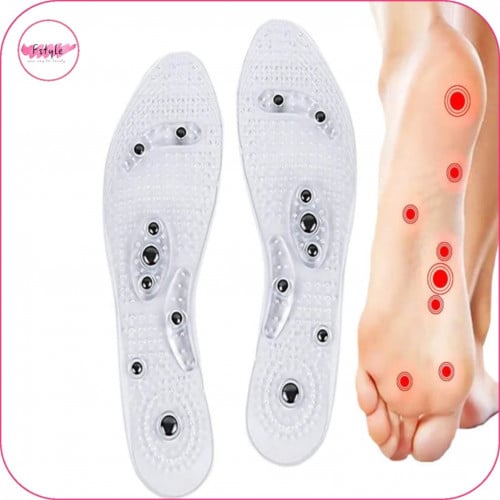 بطانة من السيليكون والمغناطيس الطبي, لمساعدة ودعم تقوس القدم