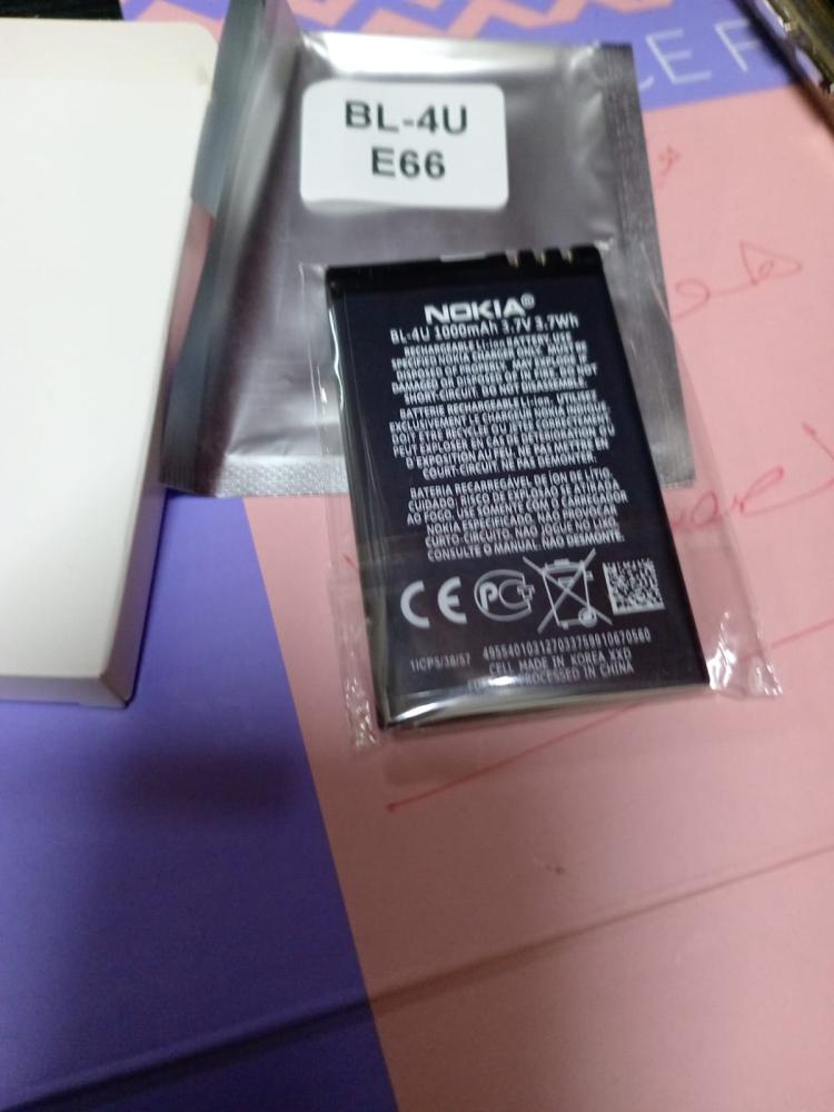 NOKIA BATTERIA RICAMBIO ORIGINALE BL-4U 1000mAh PER 8800 ASHA 300 305 306 308 - Foto 2