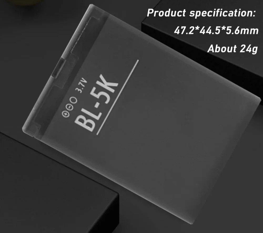 بطاريةBL-5K نوكيا انتاج 2024 بديله لون البطارية اسود